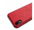 Magnetický kryt iPhone XR - červený
